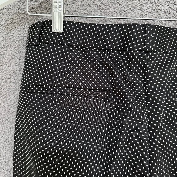 Banana Republic Ryan Slim-Straight Polka Dot pants SIze 14 - Picture 7 of 11
